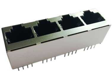 1x4 η κατακόρυφος τοποθετεί 180 βαθμό, 4x Rj45 τοπ είσοδος LPJEF5240DNL ευθύ 8P8C