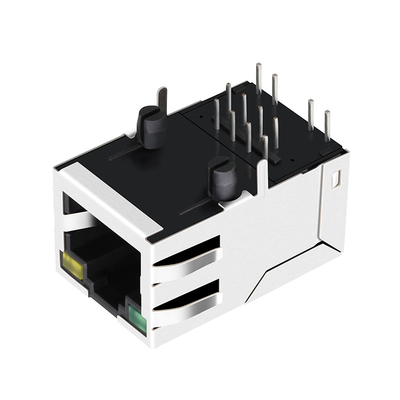 XFATM9R-CTLSxu1-4M δίκτυο μορφωματικό RJ45 ο θηλυκός Jack, 1 X 1 ετικέττα του Jack επάνω σε LPJ6011ABNL