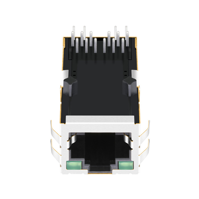 1840744-7 μαγνητική ετικέττα 1000base-τ του Jack RJ45 επάνω σε G/G Leds