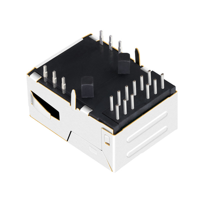 1840783-1 ετικέττα μικρής ακτινοβολίας RJ45 Jack 100base-τ επάνω χωρίς οδηγημένος