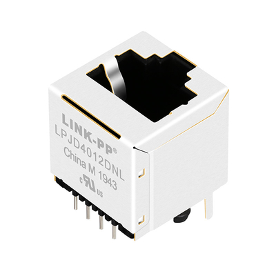 Ενιαίος λιμένας LPJD4012DNL τοπ εισόδων JXD2-0Z14NL RJ45 κάθετος Magnetics Jack βιομηχανικός