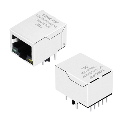 A70-112-331N126 ετικέττα κάτω από το μαγνητικό RJ45 συνδετήρα Ethernet με POE+ LPJG0926HENL