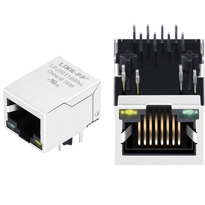 J00-0045NL 1x1 Μαγνητικό RJ45 Jack 10/100Mbps Ethernet LPJ0011BBNL