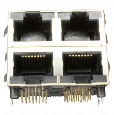 RJSAE538004 Εναρμονισμένος RJ45 2X2 σύνδεσμος θύρας
