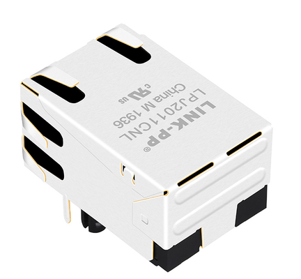 LPJ2011CNL 10/100 Base-T RJ45 MagJack 1x1 Port Tab Up χωρίς LED