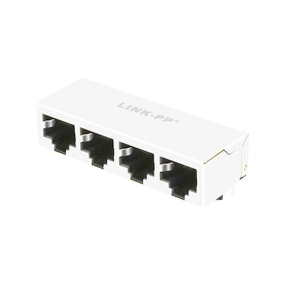 Κατάλογος lpjf46287cnl-2 xfatm2-c4-4 10/100 βάση-τ 1x4 λιμένων συνδετήρων Ethernet RJ45