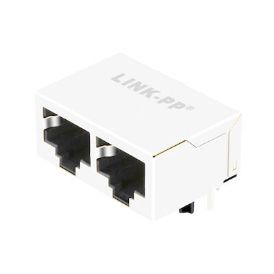 λιμένας 5406566-1 10/100 βάση-τ 1x2 χωρίς μορφωματικούς Jack συνδετήρες LPJEF102DNL Magnetics RJ45
