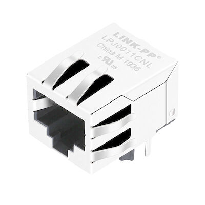 Hfj11-2450-ε μαγνητικός RJ45 Jack ενιαίος λιμένας LPJ0011CNL FastJack 10/100BASE-TX