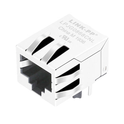 5-6605433-8 RJ45 μορφωματικός πυκνωτής του Jack Decouping με Leds LPJG0806GENL