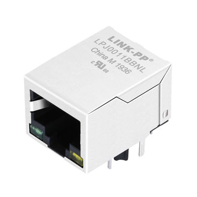 Ενσωματωμένο 10/100 βάσης T Ethernet Lan RJ 45 Συνδέτης JKM-0009NL LPJ0011BBNL
