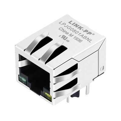 KLA1T109-43 LF ο μαγνητικός RJ45 Jack, αντιστοιχία ATMEGA88PV-10MUR για το διακόπτη Gigabit