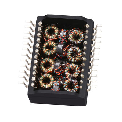 24HSS1041A-2 μετασχηματιστής 1CT HF Gigabit Ethernet: 1CT SMD 1500Vrms LP5007NL