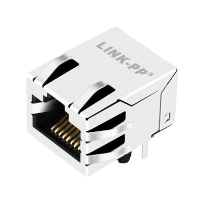 LPJ16801CNL τα διαγώνια PCB λιμένων MJFR0429 ενιαία τοποθετούν τη διεπαφή γρύλων του τοπικού LAN 100M Rj45 συνδετήρων