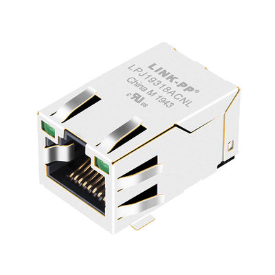Η επιφάνεια τοποθετεί RJ45 ετικέττα-επάνω J3018G21KNL 10/100Base-TX με τις οδηγήσεις