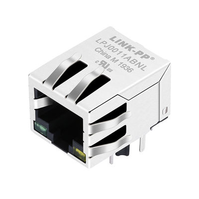 JD0-0009NL ενιαίος λιμένας RJ45 Jack με το βάση-τ 10/100 Magnetics