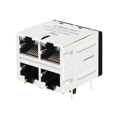 JX20-0252NL | LPJ27335A48NL συσσωρευμένο Coon RJ45 2x2 100Base-Tx 1CT/1CT RoHS