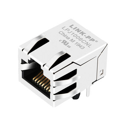 J1006F21NL ΓΑΤΑ 5 & 6 UTP 100 βάση-TX γρήγορο Ethernet RJ45 1x1 ετικέττα-επάνω