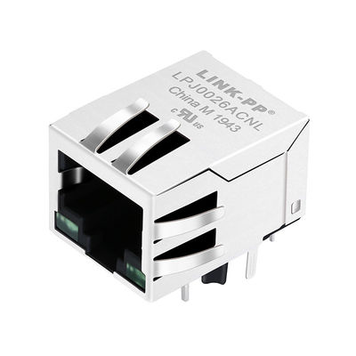 Ισοδύναμο 10/100Base-τ 8P8C PCB σφυγμού συνδετήρων Rj45 J0026D21ENL Jack