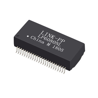 H6101NLT εναλλακτικό καρφίτσα στην καρφίτσα σημείο εισόδου Gigabit μαγνητικό XFMR 1CT: 1CT, SMD LP6080NL
