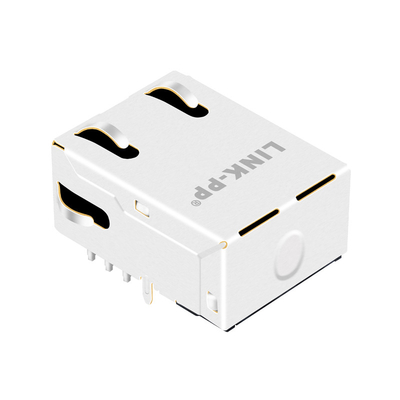 ετικέττα βάση-τ επάνω 1 λιμένας μαγνητικό RJ45 Jack G15-111T-076C 10G