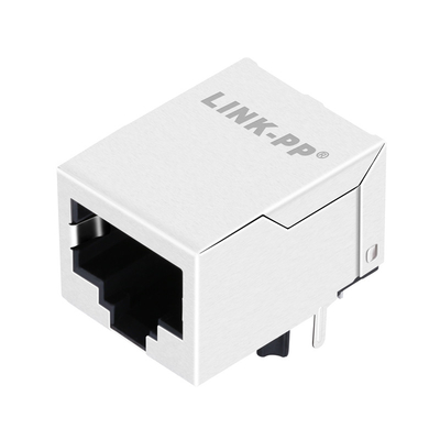 JX0C-0005NLT 10/100 ετικέττα βάση-τ κάτω από 1 επιφάνεια λιμένων τοποθετεί Rj45 Ethernet Jack χωρίς οδηγημένος