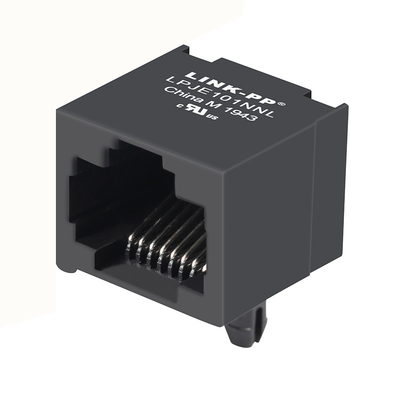 43860-5025 συμβατή ετικέττα LPJE101NNL ΕΠΆΝΩ σε 8P8C RJ45 ο μορφωματικός Jack χωρίς Magnetics