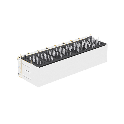 PCB λιμένων FR4 θηλυκών συνδετήρων 2x8 JT5-2810NL 10G βάση-τ RJ45