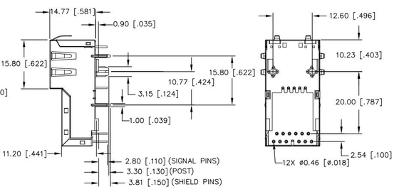 ΚΆΘΕΤΟ RJ45 σημείο εισόδου 60W συνδετήρων 4PAIR ΤΟΠ ΕΙΣΌΔΩΝ J1V-U7000NL 10G βάση-τ με οδηγημένος
