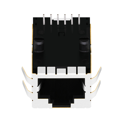 08b1-1x1t-06-φ 100 μαγνητική Jack βάση-τ 1x1 ετικέττα λιμένων RJ45 επάνω χωρίς οδηγημένο LPJ2011CNL