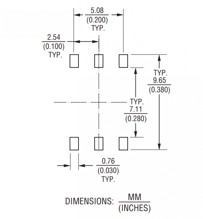 SM91502AL BMS Transformer  Datasheet - Recommended PCB Layout